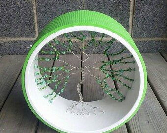 Yoga Wheel- Green Tree of Life