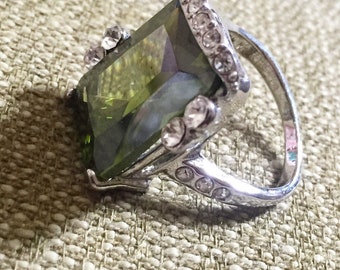 Green Emerald Stone Ring