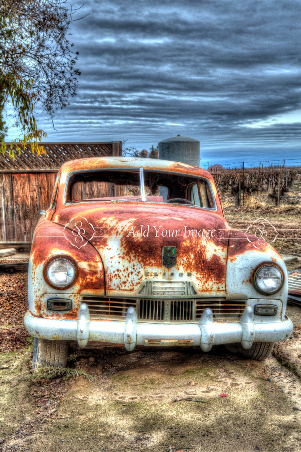 Vintage Car Backdrop Digital Backdrop Digital Background