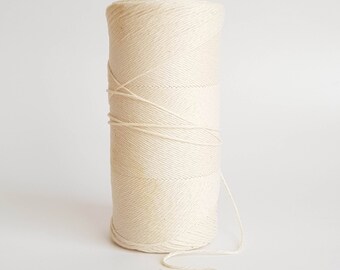 FREE SHIPPING 1 mm cotton Baker twine packing material. 3 /64 in Jewelry supplies. 580 m Jewelry twine. Jewelry string. Butchers twine.