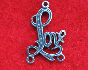 LOVE Silver Charm