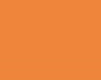 Riley Blake Quilt Fabric 1/2 Yard- Solid Pumpkin Orange C100-72