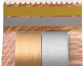Masking tape / decorative tape / Washi tape gold silver
