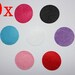 30x Round Felt Pad Flower Backing Embellishments DIY for Headband Hair Clip 2cm 3cm 4cm 5cm