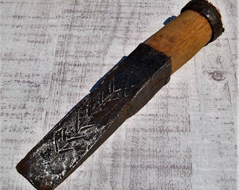Vintage Japanese Wedge Axe Camping Tool Outdoor Gardening tool 70s