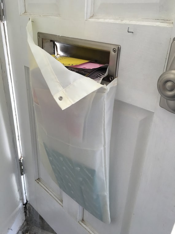 Close mail slot in door locks