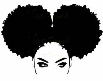 Download Afro silhouette | Etsy