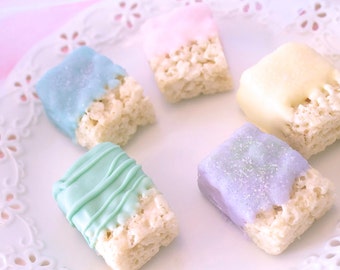 Mini Dipped Spring Rice Krispies- 2 Dozen
