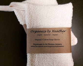 Organic Cotton Soap Sleeve