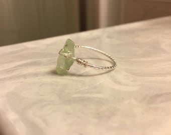 Gorgeous Seafoam Green Beach Glass Ring