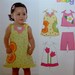 New Look 6793 Baby Girl Top Dress and Capri Sewing Pants Pattern 7 to 24 pounds