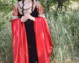 Tudor Gown Hood & Undergarments