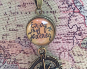Enjoy the journey necklace