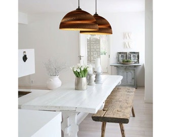 Free Shipping | Semi-Sphere Lamp | Hanging Lamp | Pendant Lamp | Sustainable | Eco Friendly | Light | Ceiling Light