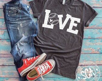 Baseball svg, baseball mom, Love baseball svg, baseball cutfile, svg file, baseball shirt, baseball clipart, baseball mom svg, grunge svg
