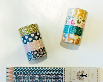 Beautiful Tilda fabric tape / decorative pencils