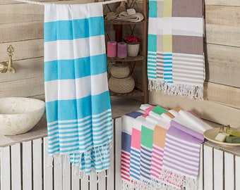 Athena Peshtemal Towel Green Beach - Bath