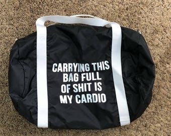 Carrying this bag...