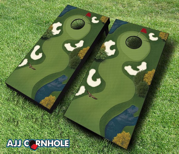 Hole in One Cornhole Set With Bags