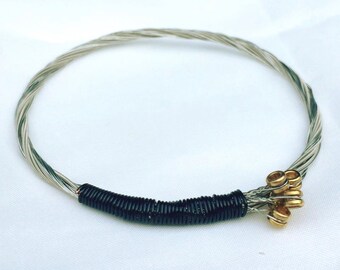 Guitar String Bangle Bracelet