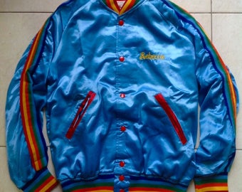 Vintage Rebecca Brandewyne "THE OUTLAW" owned promo varsity jacket size S