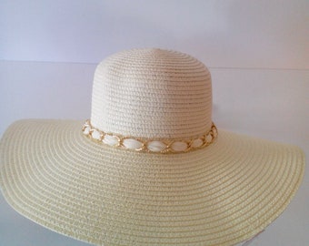 Large Floppy Braid Sun Hat