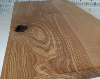 Solid English Olive Ash chopping board, serving board platter, cheese board, bread board. Beautiful natural grain. Handmade.