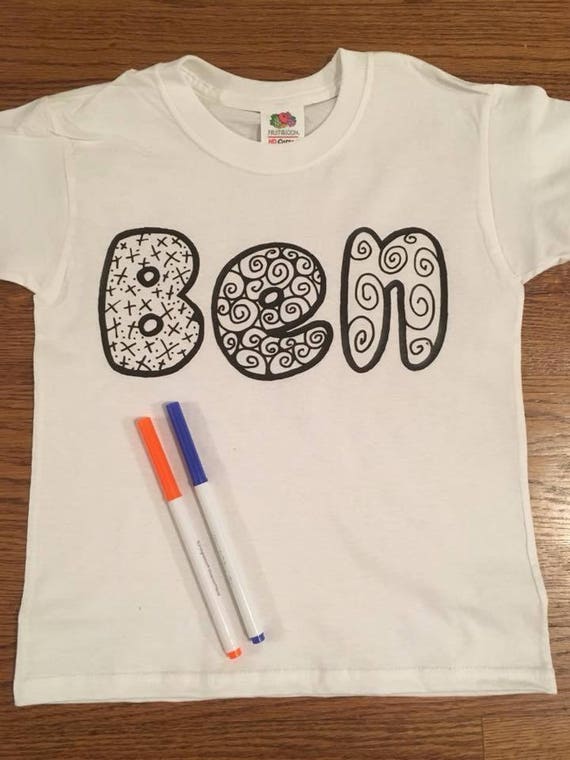 Personalized T Shirts To Color