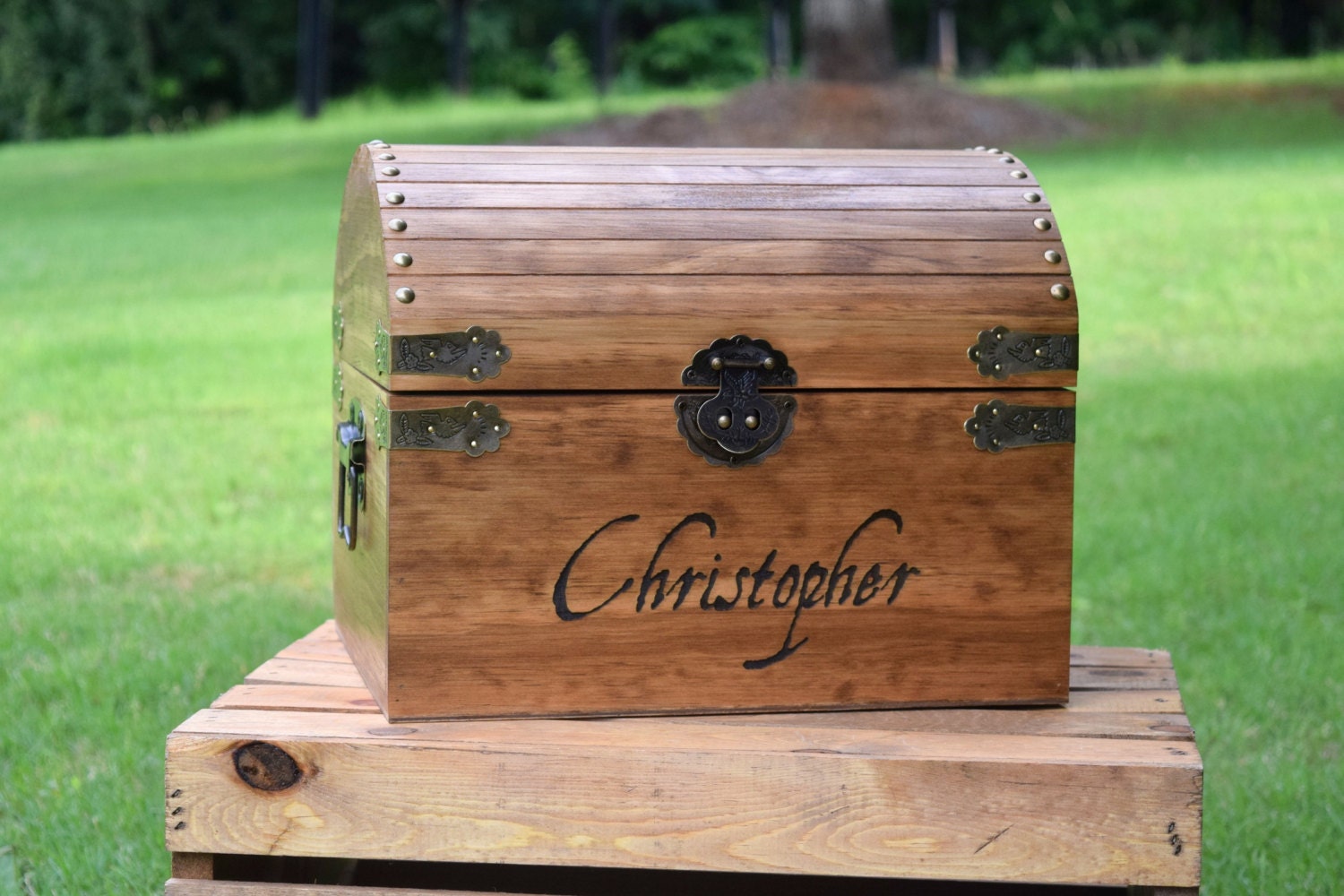 wooden toy chest box