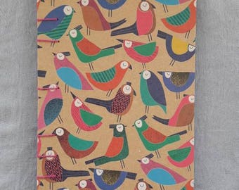 Shy Birdies Coptic Stitch Journal