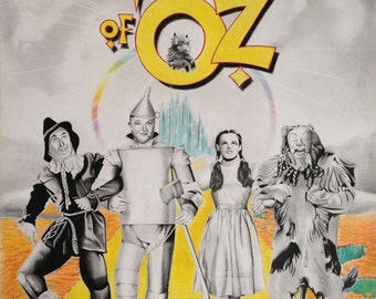The wizard of Oz, Judy Garland, authentic print of original artwork