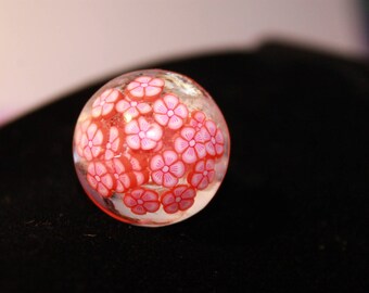 A gift small flower garden ring adjustable