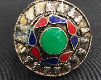Kuchi Large Round TRIBAL Two Finger RING Theater Belly Dance Costume Jewelry Uber Kuchi®