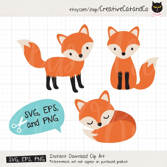 Download Fox SVG Files for Cricut or Silhouette Cute Sleeping Fox SVG