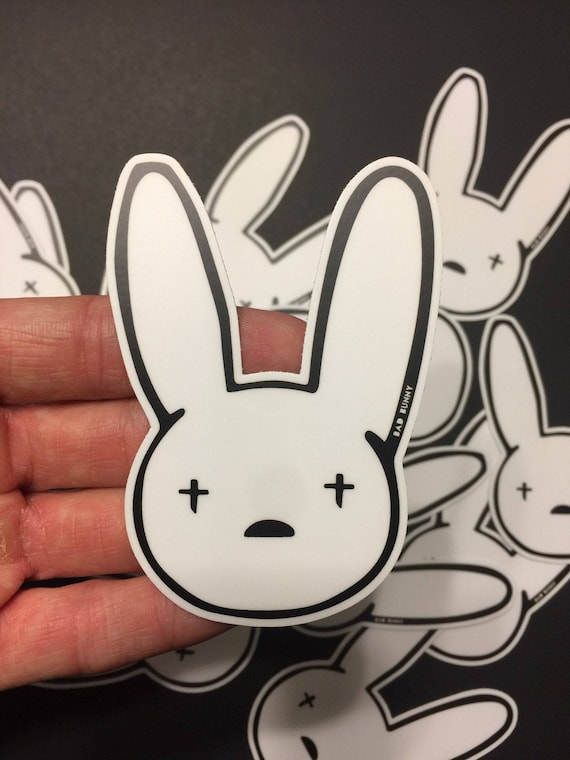 Bad Bunny Vinyl Sticker Laptop Stickers Vinyl Die Cut
