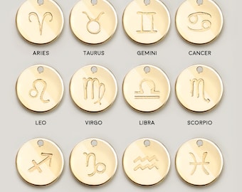 Cancer Zodiac Necklace Gift Women Zodiac Jewelry Aquarius Constellation Taurus Leo Sagittarius Pisces - CN-ZS