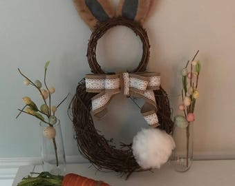 Wreath Easter Bunny Rabbit Spring