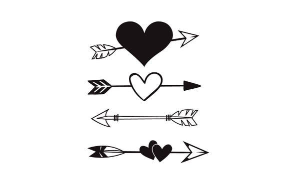 Download Heart Arrow SVG Arrow Tribal Boho heart SVG Wall Decor heart