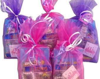 5x Girls Princess Pre-Filled Cello Bags