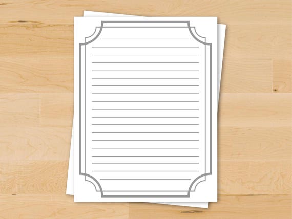Rustic Stationery Farmhouse Paper Cute Writing Paper Fancy