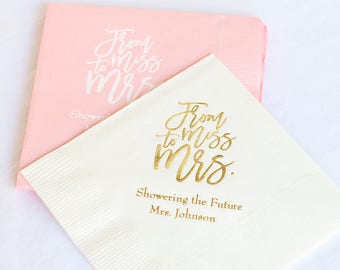 Personalized Wedding Napkins