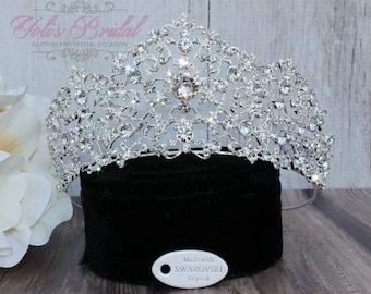 Swarovski Tiara, QuinceaneraTiara, CristalTiara ,Wedding Tiara ,Crown , Princess Tiara, Quinceanera, Cristal Headpiece, Corona, XV Tiara