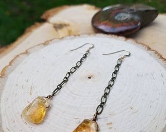 Citrine Drop Earrings