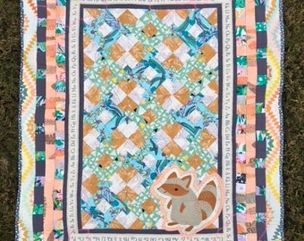 Baby Quilt | Cotton Quilt | ABC Quilt | Baby Quilt Handmade | Gender Neutral Quilt | Patchwork Quilt | Modern Baby Quilt Handmade | Handmade
