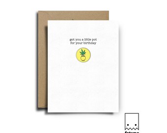 Weed birthday card | Etsy