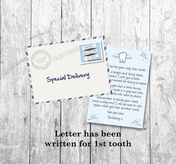 toothfairy letter cavity