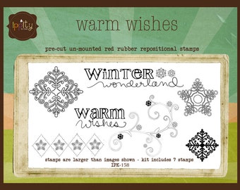 Clearance - Unity - Ippity Stamp Set by Unity Stamp Company - Warm Wishes