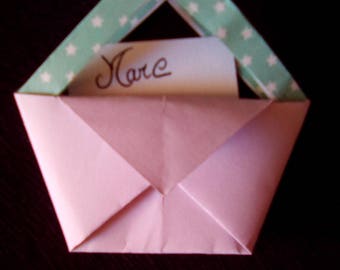 Set of 20 mini origami bags