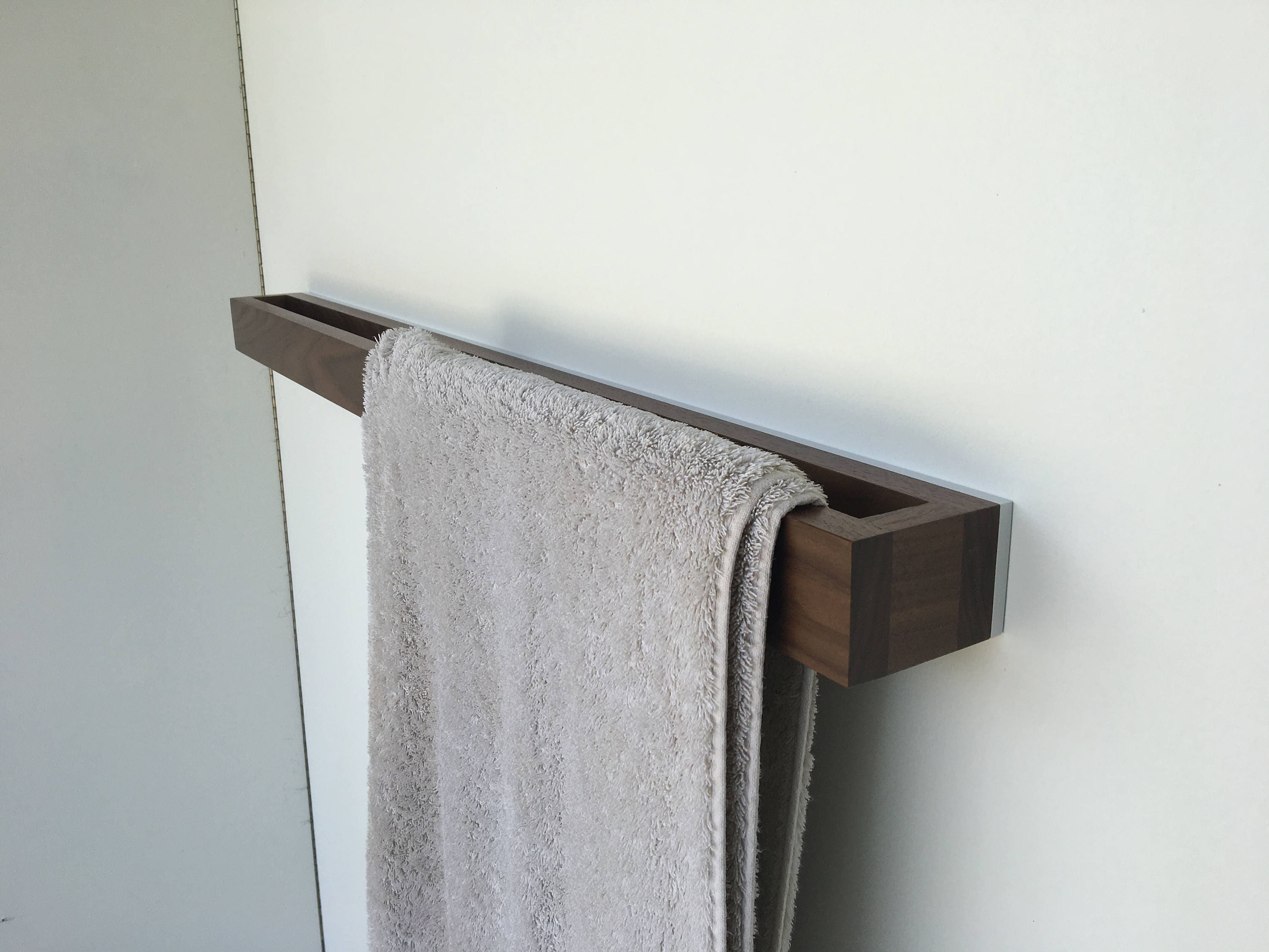 ðzoom. Bathroom Towel Rack Walnutwhite Modern Towel Rack ðzoom. bathroom towel rack walnutwhite modern towel rack