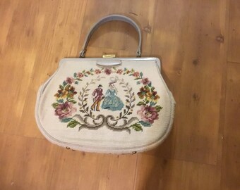 Vintage Martha Klein Needlepoint Purse